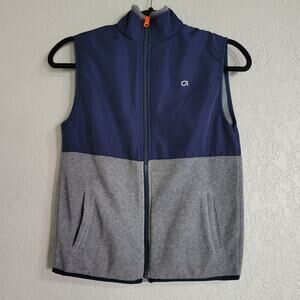 GapFit Boys Large Full Zip Vest with Pockets